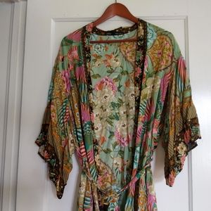 Zara Small Pattern Long Robe